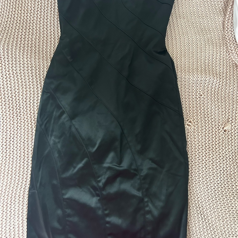 Bebe Black Strapless Dress